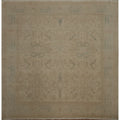 Hand Knotted Oriental 100 Wool Carpet Traditional All Over Beige Ivories Ziegler Area Rug 12 10 X 12 6