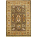 Hand Knotted Oriental 100 Wool Carpet Traditional All Over Brown Peshawar Area Rug 3 3 X 2 1