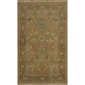 Hand Knotted Oriental 100 Wool Carpet Traditional All Over Brown Ziegler Area Rug 3 11 X 1 11