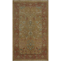 Hand Knotted Oriental 100 Wool Carpet Traditional All Over Brown Ziegler Area Rug 3 10 X 1 11