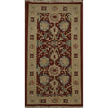 Hand Knotted Oriental 100 Wool Carpet Traditional All Over Brown Ziegler Area Rug 4 0 X 2 0