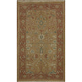 Hand Knotted Oriental 100 Wool Carpet Traditional All Over Brown Ziegler Area Rug 3 10 X 2 0
