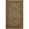 Hand Knotted Oriental 100 Wool Carpet Traditional All Over Brown Ziegler Area Rug 3 7 X 2 0