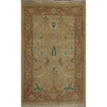 Hand Knotted Oriental 100 Wool Carpet Traditional All Over Brown Ziegler Area Rug 3 1 X 1 11