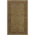 Hand Knotted Oriental 100 Wool Carpet Traditional All Over Brown Ziegler Area Rug 3 9 X 2 0