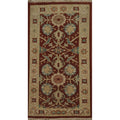 Hand Knotted Oriental 100 Wool Carpet Traditional All Over Brown Ziegler Area Rug 3 8 X 2 0