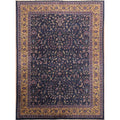 Hand Knotted Oriental 100 Wool Carpet Traditional All Over Navy Blue Blues Sparta Area Rug 13 4 X 9 10