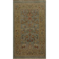 Hand Knotted Oriental 100 Wool Carpet Traditional All Over Navy Blue Blues Ziegler Area Rug 3 1 X 1 11