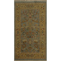 Hand Knotted Oriental 100 Wool Carpet Traditional All Over Navy Blue Blues Ziegler Area Rug 3 1 X 1 11