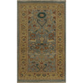 Hand Knotted Oriental 100 Wool Carpet Traditional All Over Navy Blue Blues Ziegler Area Rug 3 9 X 2 0