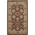 Hand Knotted Oriental 100 Wool Carpet Traditional All Over Oranges Rust Ziegler Area Rug 3 9 X 2 0