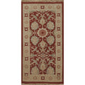 Hand Knotted Oriental 100 Wool Carpet Traditional All Over Oranges Rust Ziegler Area Rug 3 11 X 2 0