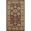 Hand Knotted Oriental 100 Wool Carpet Traditional All Over Oranges Rust Ziegler Area Rug 3 10 X 2 0