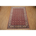 Hand Knotted Oriental 100 Wool Carpet Traditional All Over Red Varamin Area Rug 11 2 X 7 3