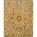 Hand Knotted Oriental 100 Wool Carpet Traditional All Over Yellow Gold Peshawar Area Rug 2 6 X 2 0