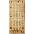 Hand Knotted Oriental 100 Wool Carpet Traditional All Over Yellow Gold Peshawar Runner Rug 3 3 X 1 6