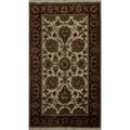 Hand Knotted Oriental 100 Wool Carpet Traditional Floral Beige Ivories Agra Area Rug 5 0 X 3 1