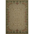 Hand Knotted Oriental 100 Wool Carpet Traditional Floral Beige Ivories Aubusson Area Rug 9 8 X 7 6
