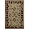 Hand Knotted Oriental 100 Wool Carpet Traditional Floral Beige Ivories Chobi Peshawar Area Rug 2 10 X 1 11