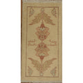 Hand Knotted Oriental 100 Wool Carpet Traditional Floral Beige Ivories Peshawar Area Rug 3 3 X 1 8