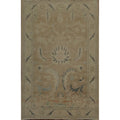 Hand Knotted Oriental 100 Wool Carpet Traditional Floral Brown Ziegler Area Rug 9 9 X 6 4