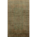 Hand Knotted Oriental 100 Wool Carpet Traditional Floral Green Kerman Area Rug 19 1 X 11 9