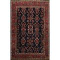 Hand Knotted Oriental 100 Wool Carpet Traditional Floral Navy Blue Blues Sultanabad Area Rug 12 6 X 9 3