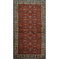 Hand Knotted Oriental 100 Wool Carpet Traditional Floral Oranges Rust Sparta Area Rug 6 11 X 3 11