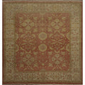 Hand Knotted Oriental 100 Wool Carpet Traditional Floral Oranges Rust Ziegler Area Rug 8 2 X 7 9