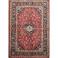 Hand Knotted Oriental 100 Wool Carpet Traditional Floral Red Kashan Area Rug 4 10 X 3 5