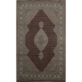 Hand Knotted Oriental 100 Wool Carpet Traditional Floral Red Tabriz Mahi Area Rug 11 10 X 8 2