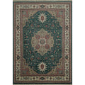 Hand Knotted Oriental 100 Wool Carpet Traditional Geometric Green Heriz Area Rug 13 10 X 9 8