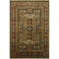 Hand Knotted Oriental 100 Wool Carpet Traditional Geometric Multi Colored Agra Area Rug 8 10 X 5 11