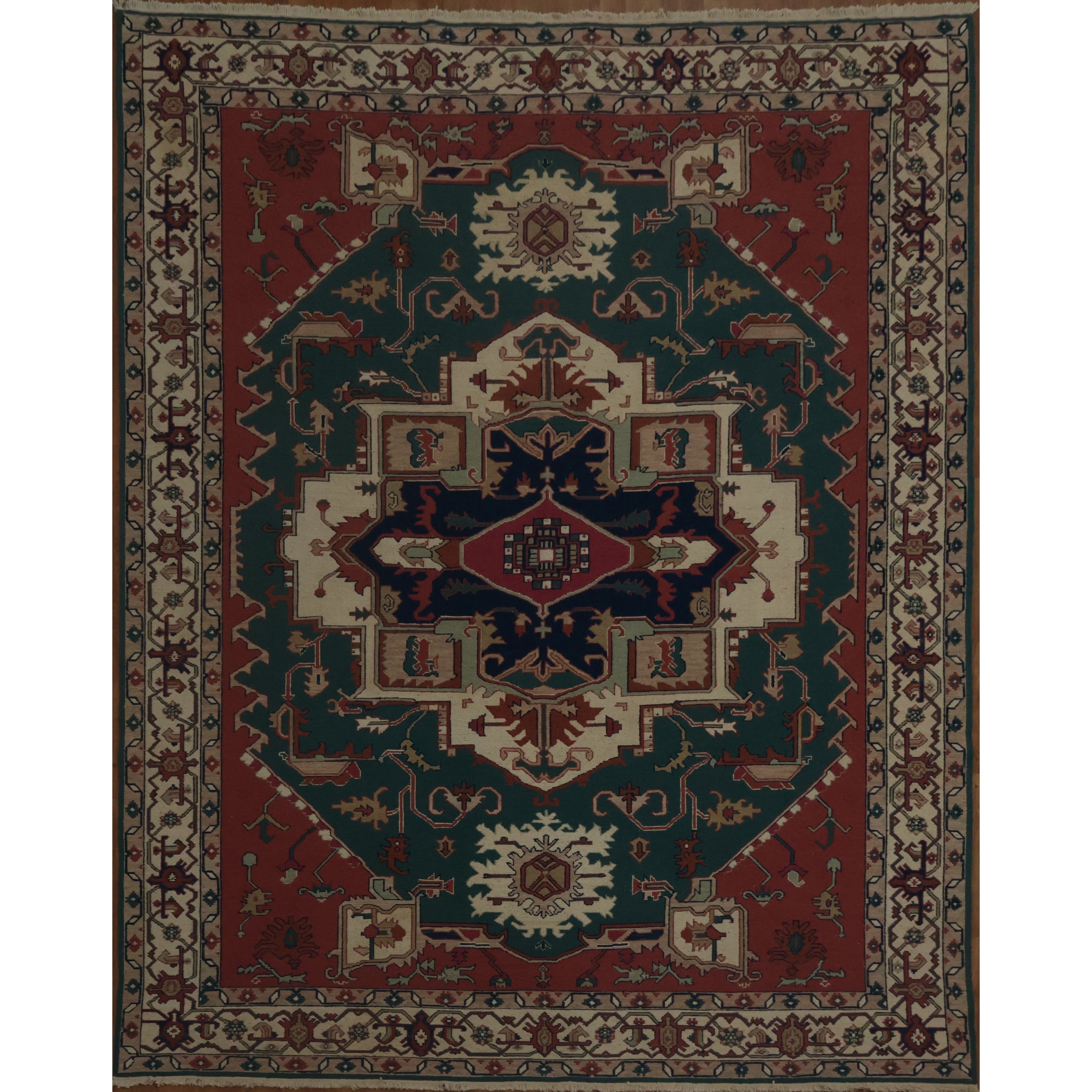 Hand Knotted Oriental 100 Wool Carpet Traditional Geometric Navy Blue Blues Sumak Area Rug 11 11 X 9 0