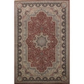 Hand Knotted Oriental 100 Wool Carpet Traditional Geometric Red Kashan Area Rug 18 4 X 12 1
