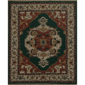 Hand Knotted Oriental 100 Wool Carpet Traditional Medallion Green Sumak Area Rug 9 10 X 8 0