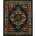 Hand Knotted Oriental 100 Wool Carpet Traditional Medallion Green Sumak Area Rug 9 9 X 7 11