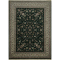Hand Knotted Oriental 100 Wool Carpet Traditional Traditional Green Kashan Area Rug 13 7 X 9 8