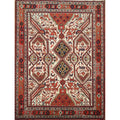 Hand Knotted Oriental 100 Wool Carpet Traditional Tribal Beige Ivories Sirjan Area Rug 4 8 X 6 2