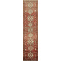 Hand Knotted Oriental 100 Wool Carpet Traditional Tribal Brown Gharajeh Runner Rug 11 5 X 2 10