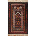 Hand Knotted Oriental 100 Wool Carpet Traditional Tribal Red Balouch Area Rug 4 7 X 2 11