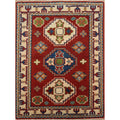 Hand Knotted Oriental 100 Wool Carpet Traditional Tribal Red Kazak Area Rug 2 10 X 2 1