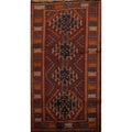 Hand Knotted Oriental 100 Wool Carpet Traditional Tribal Red Lori Runner Rug 6 8 X 3 7