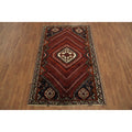 Hand Knotted Oriental 100 Wool Carpet Traditional Tribal Red Shiraz Area Rug 8 1 X 5 0