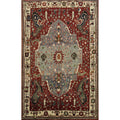 Hand Knotted Oriental 100 Wool Carpet Traditional Tribal Red Shiraz Area Rug 9 7 X 6 2