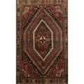 Hand Knotted Oriental 100 Wool Carpet Traditional Tribal Red Shiraz Area Rug 7 8 X 4 9