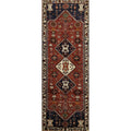 Hand Knotted Oriental 100 Wool Carpet Traditional Tribal Red Shiraz Runner Rug 9 9 X 3 6
