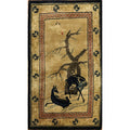 Hand Knotted Oriental 100 Wool Carpet Traditional Yellow Gold Area Rug 5 8 X 3 3