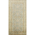Hand Knotted Oriental 100 Wool Carpet Transitional All Over Blue Oushak Area Rug 19 10 X 10 2