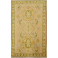 Hand Knotted Oriental 100 Wool Carpet Transitional All Over Peach Oushak Area Rug 2 10 X 1 9